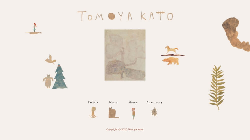 tomoyakato Webサイトデザイン